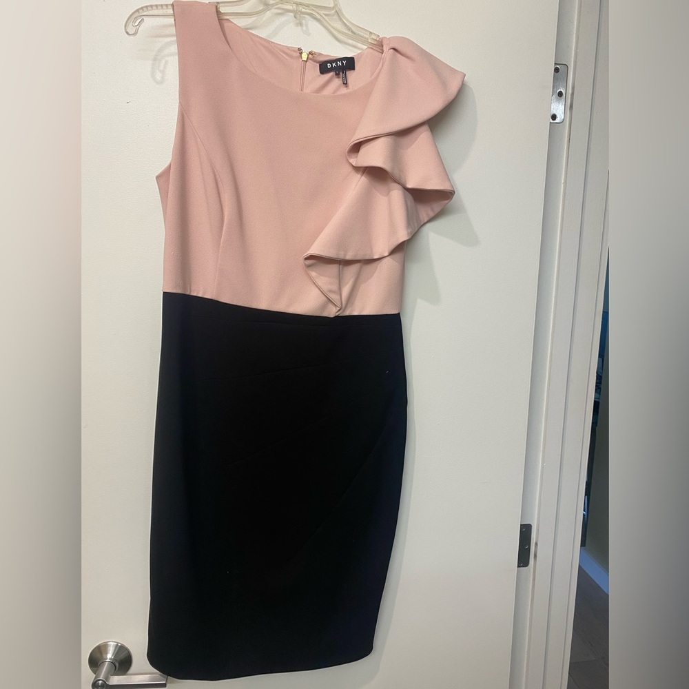 DKNY Pink Sheath Dress for Wedding Guests